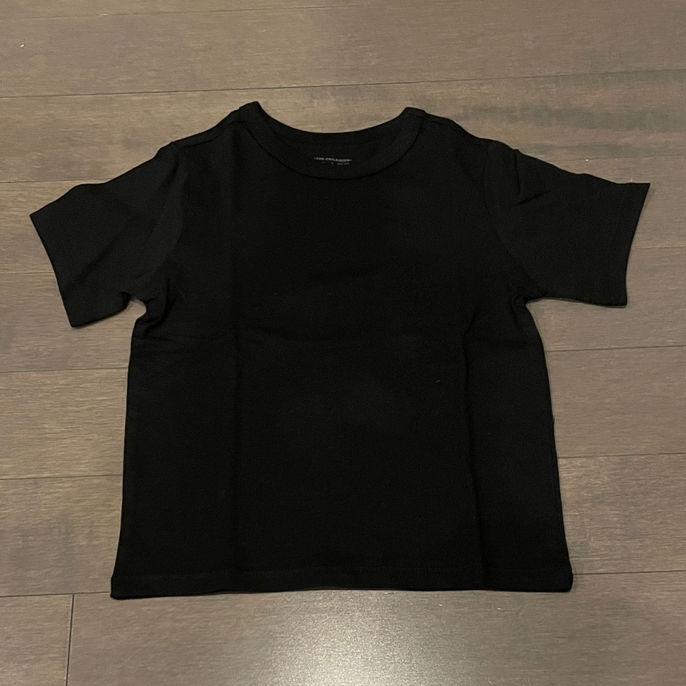 The Children's Place Black Short Sleeve Crewneck Tee